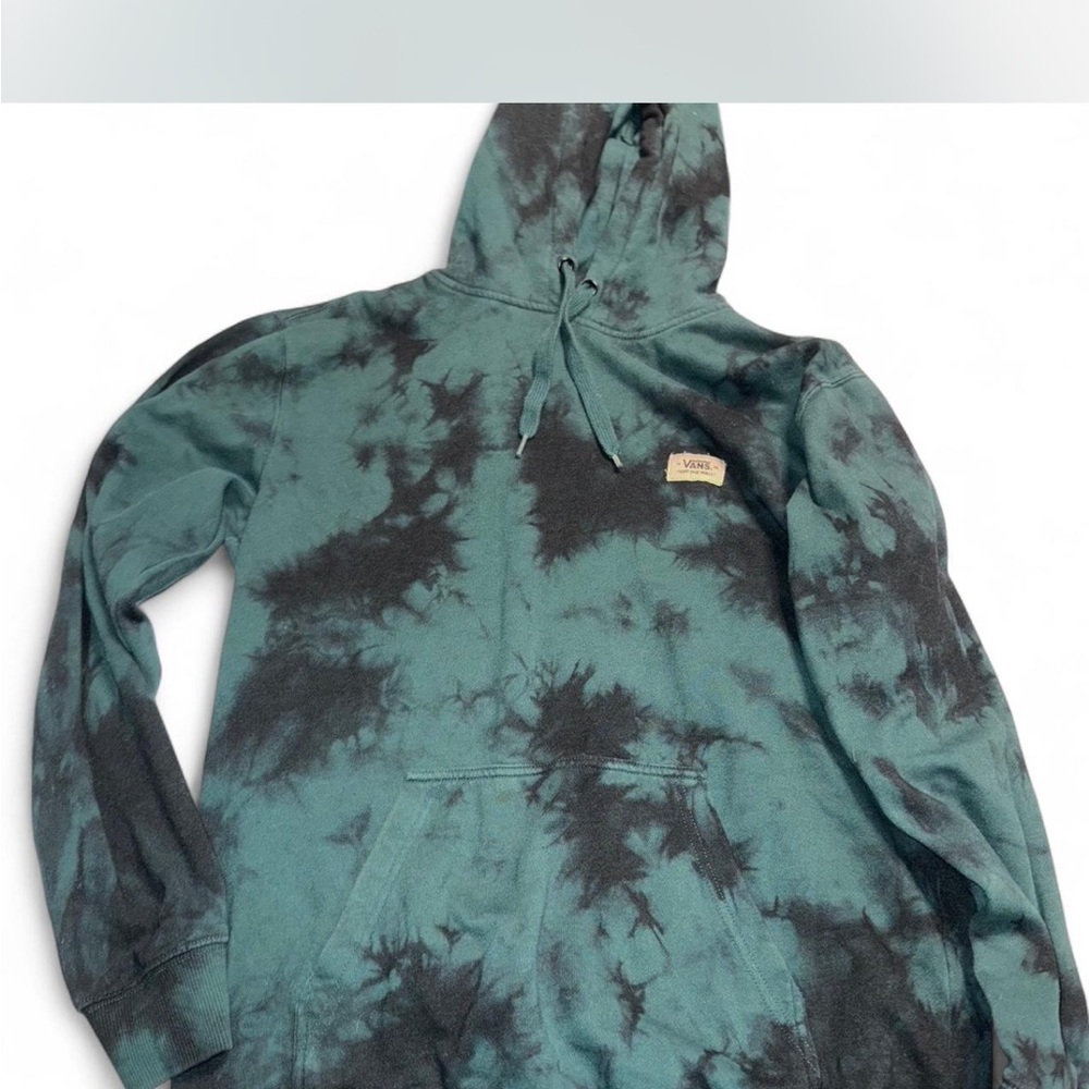 Vans Green and Black Tie-Dye Sweater - Picture 1 of 3